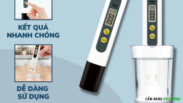 Bút đo TDS giúp xác định độ dinh dưỡng