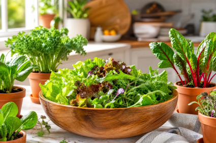 10 loại rau salad nhanh thu hoạch